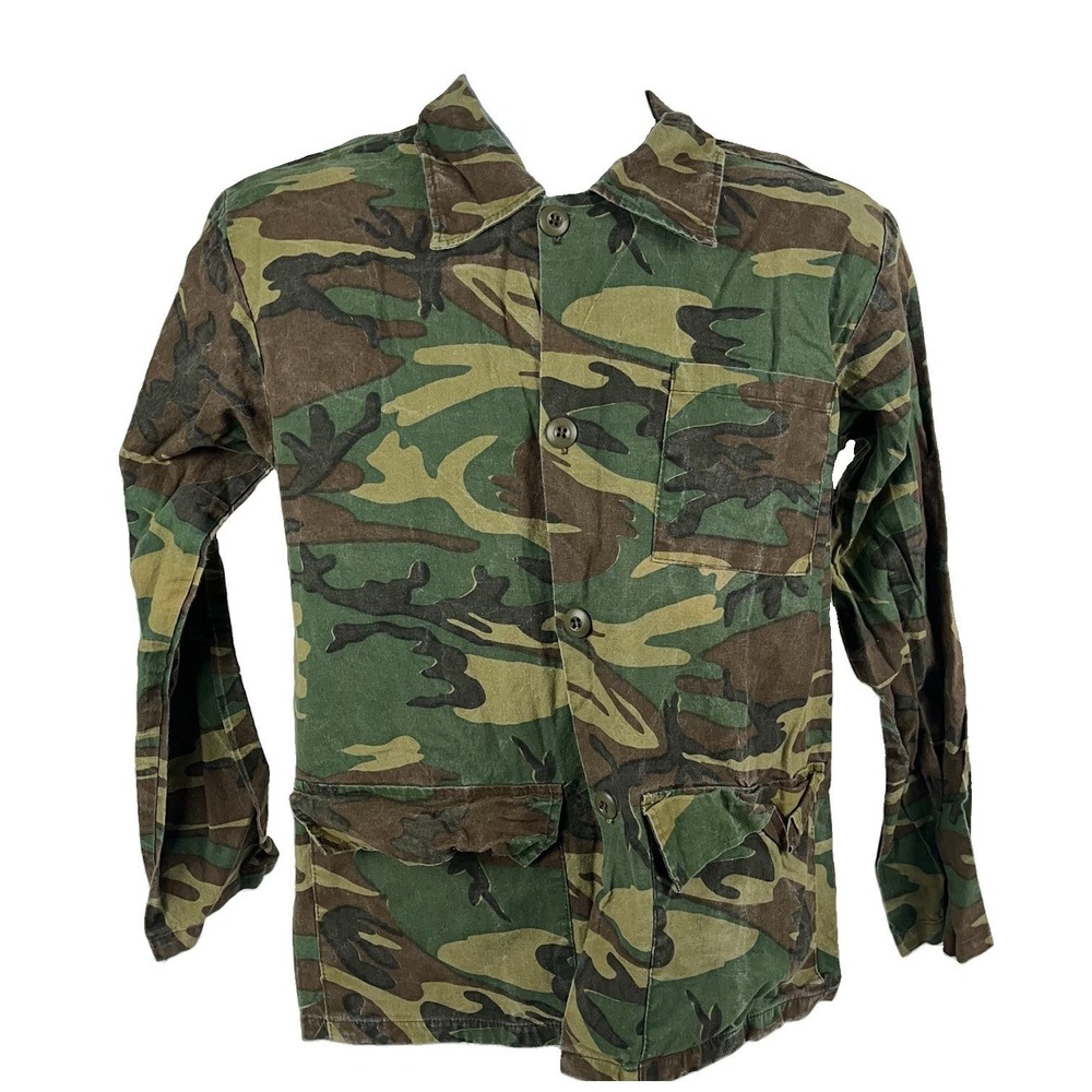 Vintage 90s Sports Afield Camouflage Shirt Men's Small Realtree Hunting